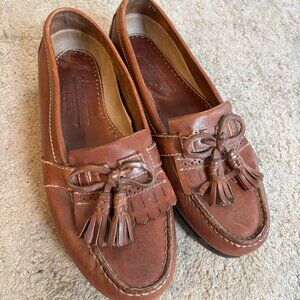 Men's Johnston & Murphy leather kiltie tassel loafers (10)